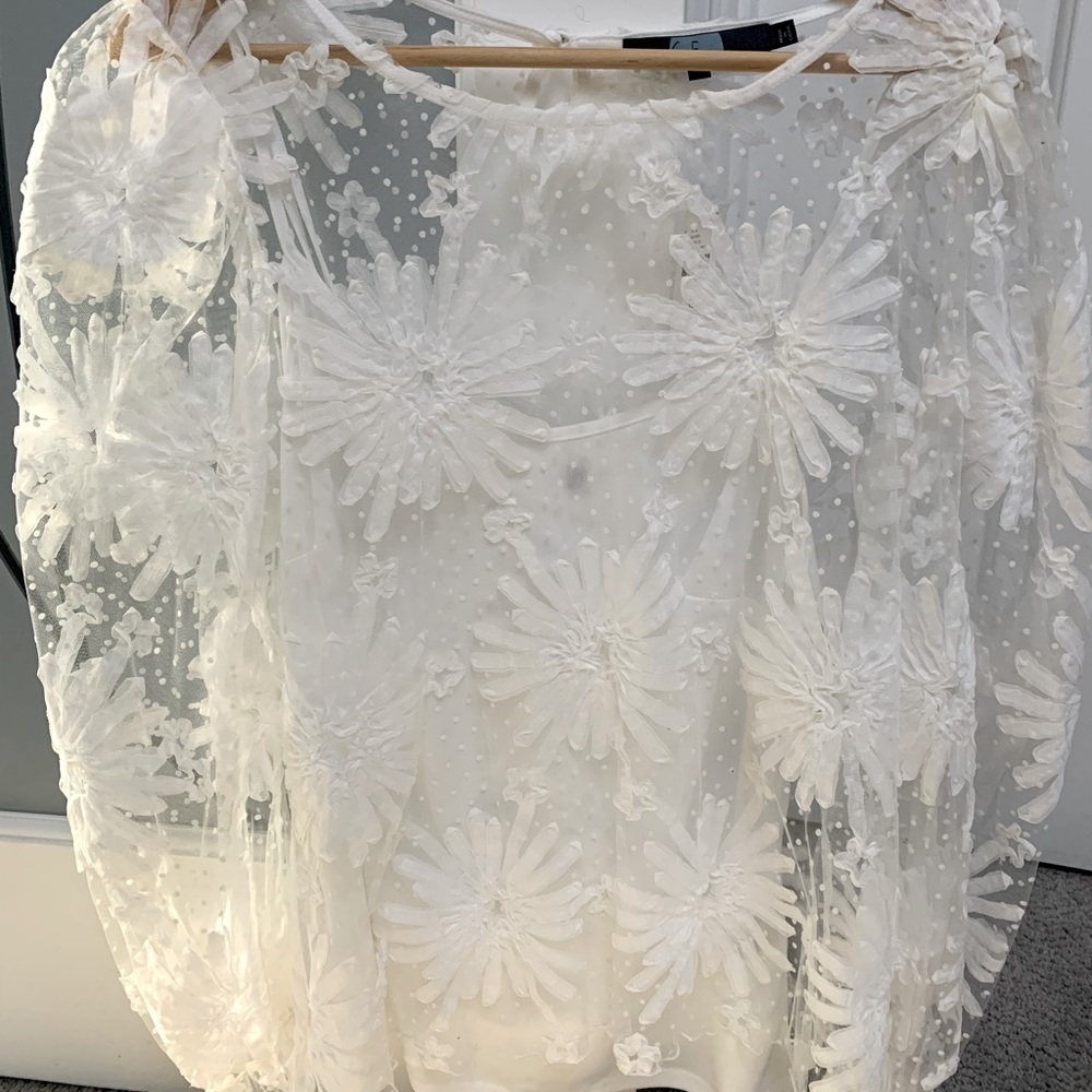 Fun white blouse